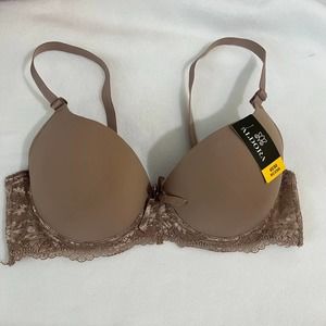 ALDORA WOMEN UNDERWIRE PADDED TAN BRA